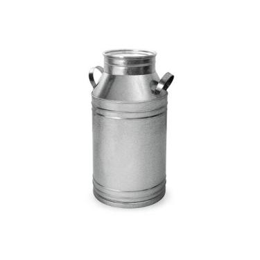 Imagem de Latão de leite decorativo aço galvanizado 53 cm - Loja Bora, Decora!
