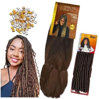 Imagem de Kit Tranças Gypsy 1 Cabelo Jumbo + 1 Nina African Beauty, #T2/30
