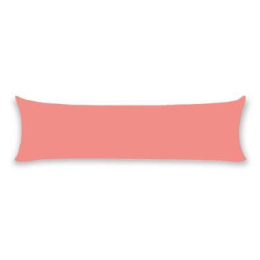 Imagem de Kit 2 Fronhas 1,30x40 C/ Zíper Percal 180 Fios para Travesseiro de Cor