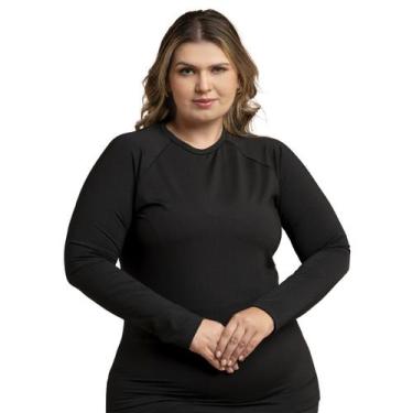 Imagem de Blusa Flanelada Manga Longa Frio Inverno Termica Segunda Pele Peluciad