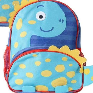 Imagem de Mochila Escolar Infantil Dinossauro- Azul - Clio Pets