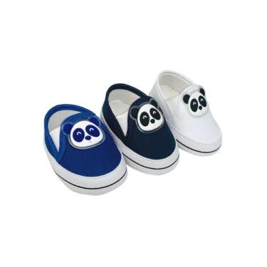 Imagem de Kit Com 3 Pares Sapatinho De Bebê Sapato De Bebê Direto Da Fabrica T51