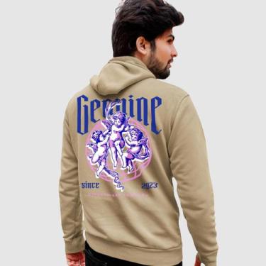 Imagem de Blusa Moletom Genuine Grit Masculina Estampada Algodão 30.1 Angels, Be
