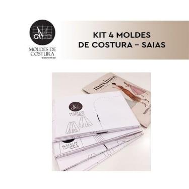 Imagem de Kit 4 moldes de costura saias - Marlene Mukai - EDITORA CLUBE DA COSTU