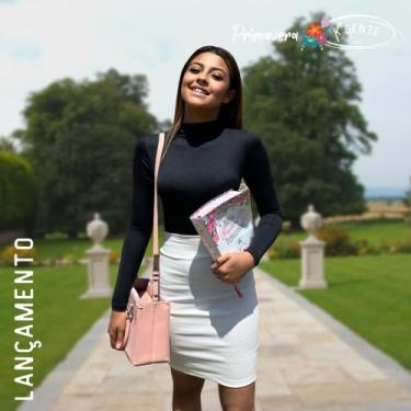 Imagem de Saia Midi Lapis Social Secretaria Feminina Moda Evangelica Plus Zise P