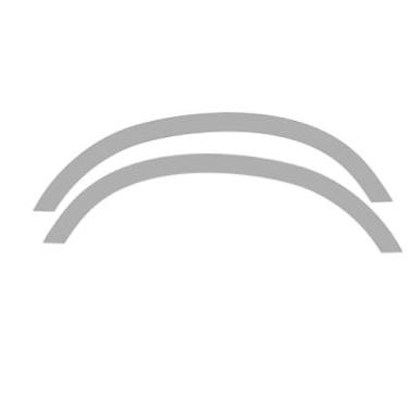 Imagem de Vicrez Paint Protection PPF Pre-Cut Kit, Wheel Lip Short Rear, Driver and Passenger vpp6092 Compatible with Toyota Tacoma 2002-2004