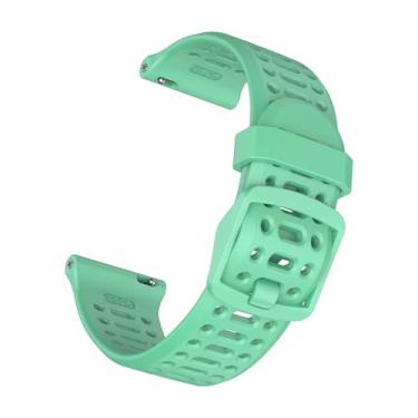 Imagem de ISABAKE Pulseiras para relógio inteligente Coros Pace 3/Apex 2 Pro/Apex Pro/Apex de 46 mm, pulseira esportiva de silicone de liberação rápida de 2 mm, pulseira respirável para relógio Coros