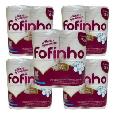 Imagem de Papel Higiênico Fofinho Dupla 05 Pct C/4 Rolos Cheiro Bebe