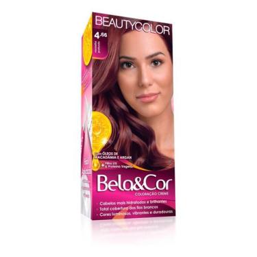 Imagem de Coloração Bela E Cor 4.66 Vermelho Profundo - Beautycolor