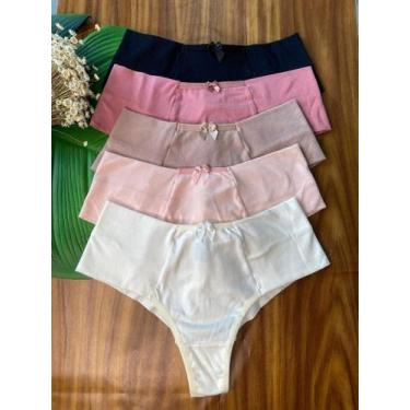Imagem de Kit 5 Calcinhas Fio Duplo em Cotton Laterá media- Atacado Two - TWO ST