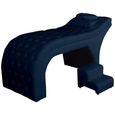 Imagem de Maca Capitonê Estofada Para Salão De Beleza Extensão De Cílios Estétic