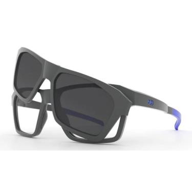 Imagem de Armação de grau hb switch 0401 matte graphite blue polarized