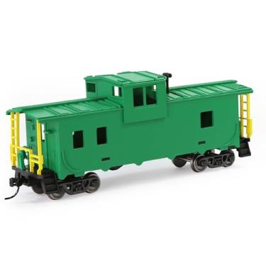 Imagem de Evemodel C8763 1 unidade pintada 1:87 escala HO 91 cm vagões caboose modelo ferrovia (verde)