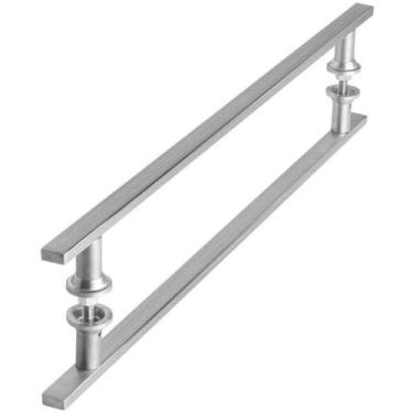 Imagem de Puxador Inox Escovado 50cm Para Porta Pivotante Vidro SF.MS - ShopFort