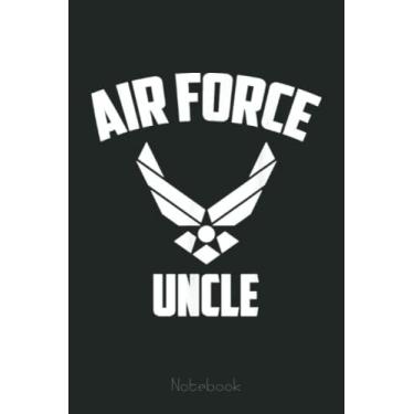 Imagem de Cool Air Force Uncle Gift Proud US Military Veteran Men Notebook Vintage: US Navy Veteran Veterans Memorial Day, Journal 6 x 9, 110 Page Blank Lined Paperback Journal/Notebook Gift For Family Friends