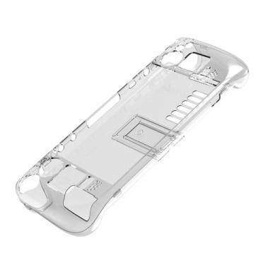 Imagem de Transparent Protective Case Non-Slip Hard Clear Protective Shell for Steam Deck Game Console