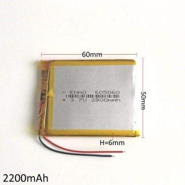 Imagem de (4pcs) Bateria 6mm X 50mm X 60mm Com 2300mah 3,7v - bgb