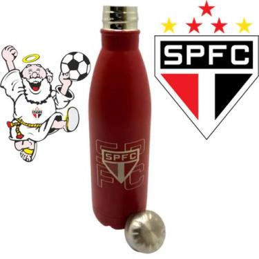 Imagem de Cantil Esportivo de Aço Inox 750ml São Paulo Inquebrável Barato - Zonn