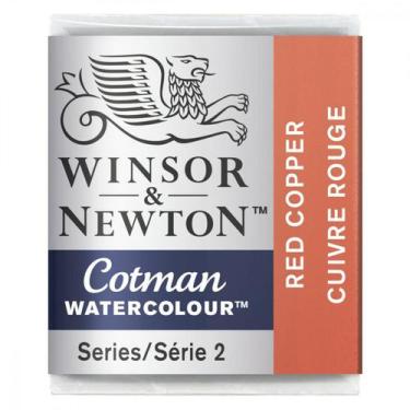 Imagem de Tinta Aquarela Pastilhas Winsor & Newton Cotman, RED COOPER - 471