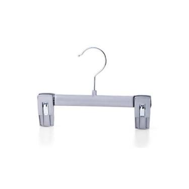 Imagem de Cabide bebê c/clips 20 cm - 2032 - IOPLAST, Prata, 300 peças