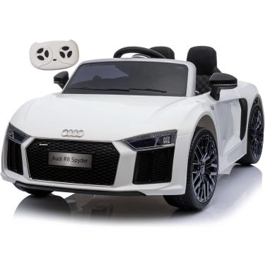 Imagem de Carro Eletrico Zippy Toys Audi R8 Spyder 12V Controle Branco