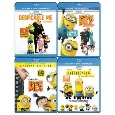 Imagem de Despicable Me 1-3 / Minions (Blu-ray + DVD) (4-Pack)
