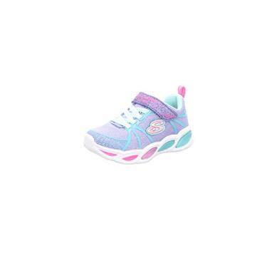 Imagem de Skechers Tênis infantil feminino Shimmer Beams-Sporty Glow, Pervinca/menta, 14