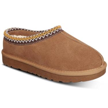 Imagem de LANSGELING Chinelos Femininos Plataforma Mini Botas Tornozelo Curto Antiderrapante Bota Pele Lã Forrada Tênis Chinelos De Casa Bota Para Ao Ar Livre