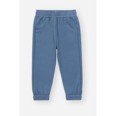 Imagem de Calça Bebê Menina Ursinho Azul Mundo Cinti, Jeans médio, 1