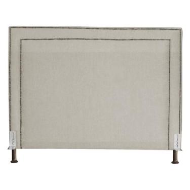 Imagem de Cabeceira de Cama Box Estofada 195 cm King Viviane Suede - Fina Mobíli