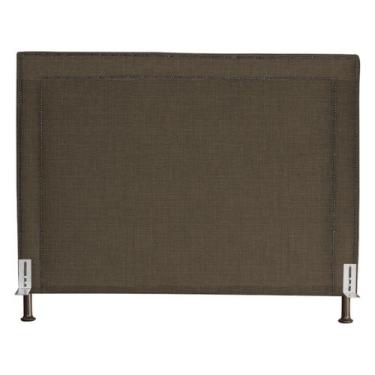 Imagem de Cabeceira de Cama Box Estofada 140 cm Casal Viviane Linho - Fina Mobíl