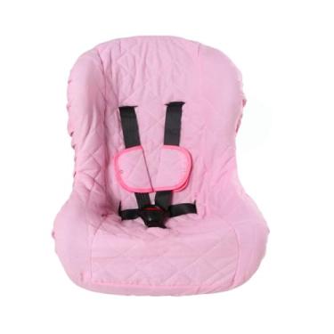 Imagem de Capa Para Cadeirinha De Carro Criança Bebê 2 Peças Algodão (Rosa.)