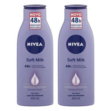 Imagem de Kit 2 und Loção Hidratante Nívea Soft Milk 400ml - NIVEA