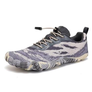 Imagem de WateLves Water Shoes – Meias aquáticas de secagem rápida, para surf, ioga, hidroginástica, Camuflagem cinza, 12 Women/10.5 Men