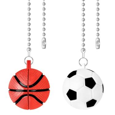 Imagem de SHIFANQI Corrente para ventilador de teto, 2 pacotes de extensão de corrente para ventilador de basquete e futebol, 30,5 cm, extensores decorativos para ventilador com conector para luz de ventilador