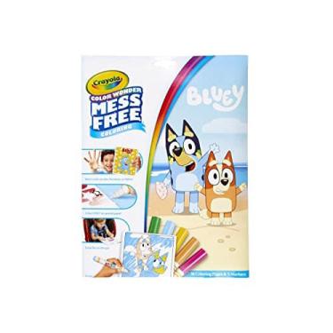 Imagem de Crayola Bluey Color Wonder Desenhos de livros para colorir & Marcadores,