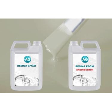 Imagem de Resina Epóxi 1Kg + Cor Sólida Seixo Cinza Ral6032 Ag Alta Es - Resinas