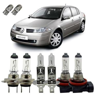 Imagem de Kit Lâmpadas Halógenas 3200K Renault Megane Original + T10 - Autovex /