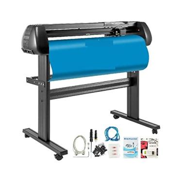 Imagem de Máquina de corte de vinil de 28 polegadas, suporte de chão, lotter de vinil, porta USB de controlo digital de velocidade de força ajustável para fabrico de letreiros