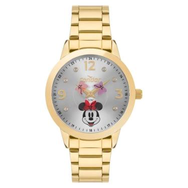 Imagem de Relógio Condor Feminino Ref: Co2034ap/4k Dourado Minnie