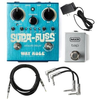 Imagem de Tonebird Way Huge Whe707 Supa-Puss Pedal De Efeitos De Delay Analógico Para Guitarra Elétrica Com Controle De Mixagem E Interruptor De Tempo Mxr M199