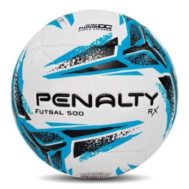 Imagem de Bola penalty futsal rx 500 xxii, Branco azul preto, U
