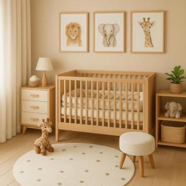 Imagem de Tapete quarto do bebe de crochê quarto infantil - Crochê Lua