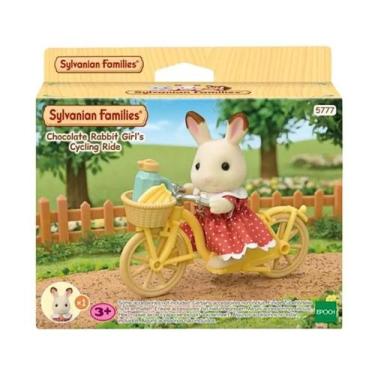 Imagem de Sylvanian Families Conjunto Andando de Bicicleta  Menina Coelho Chocol