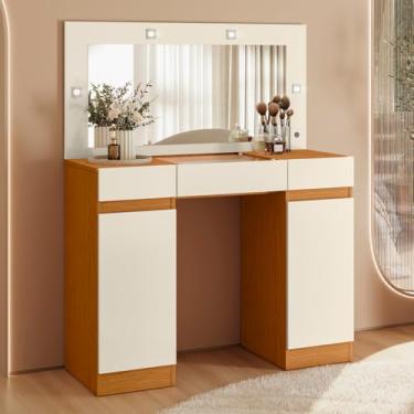 Imagem de Camarim 3 gavetas e 2 portas Studio Cinamomo/Off White Moveis Albatroz