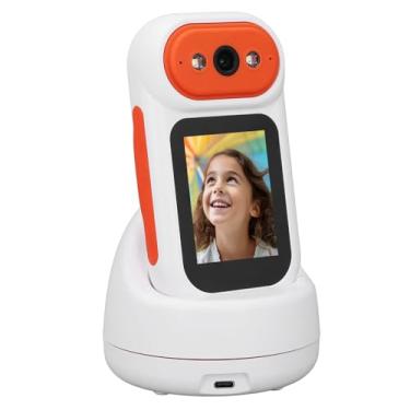 Imagem de Câmera de Vídeo de Duas Vias para Casa, Câmera de Animal de Estimação para Cachorro de babá, 1080p HD Câmera de Segurança Doméstica Interna 350 °, um Clique Em Videoclamenta,