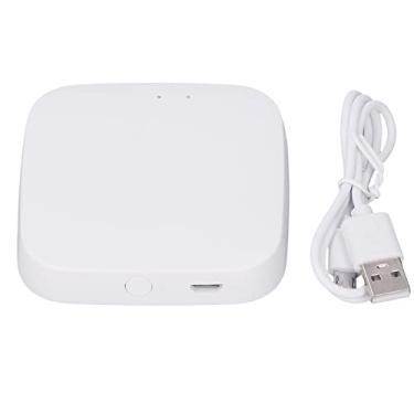Imagem de Smart Home Hub Infravermelho Sensor WiFi Bluetooth Gateway Hub para controle remoto e automação ABS 6.5x6.5cm