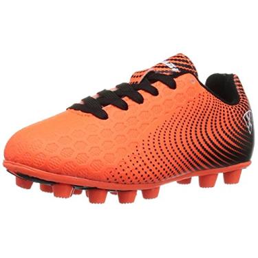 Imagem de Tênis de futebol infantil Vizari unissex-kids Stealth tamanho FG, laranja/preto, 5,5 M US Big Kid