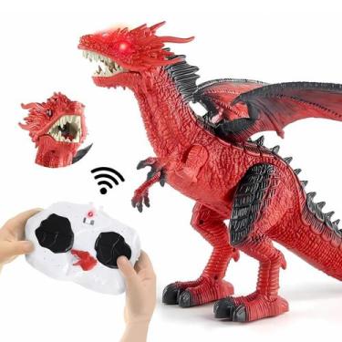 Imagem de Dragão De Fogo Controle Remoto Luz Som E Fumaça - Castela