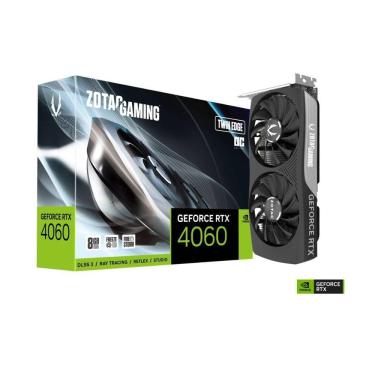 Imagem de Placa De Video Zotac NVIDIA Geforce RTX 4060 Twin Edge Oc, 8GB, GDDR6, 128 Bits, HDMI E Displayport